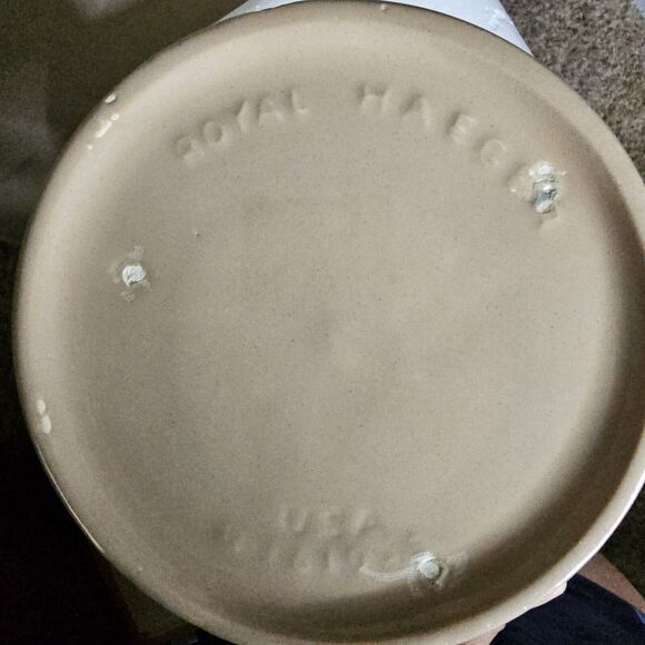 Royal Haeger Mid Century Modern Tall Ewer Vase Pitcher Ombre Drip Glaze Unique - Picture 8 of 14